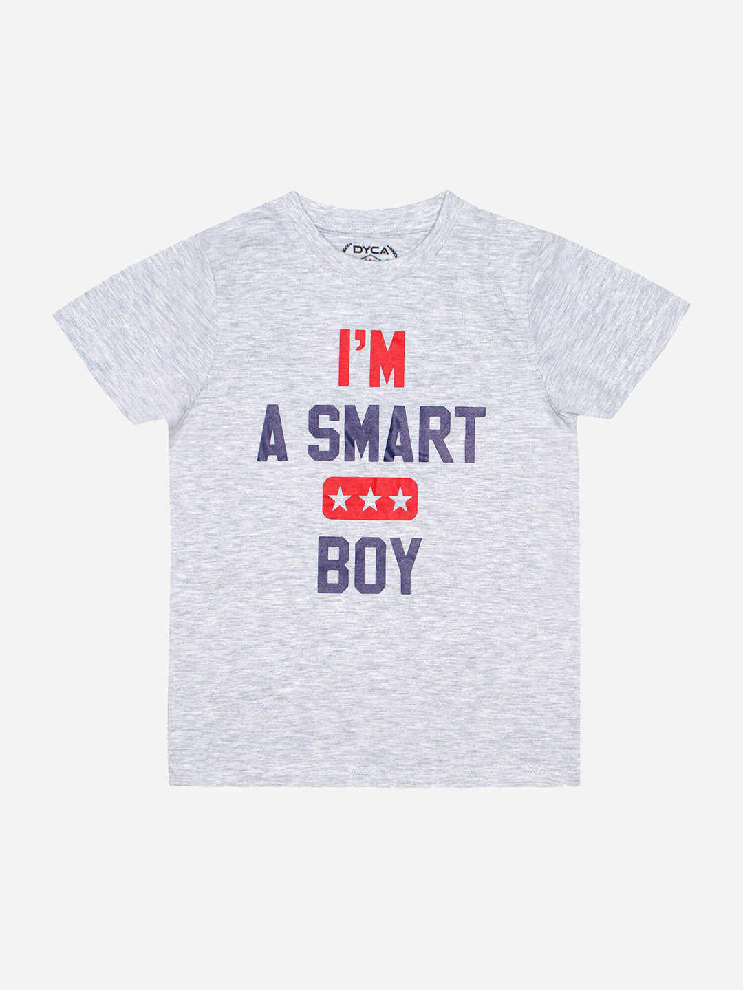DYCA Boys Typography Printed Round Neck Short Sleeves Cotton T-shirt, Grey
DYCA Boys Typography Printed Round Neck Short Sleeves Cotton T-shirt, Grey