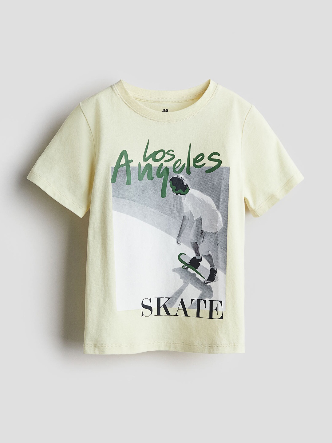 H&M Boys Printed T-Shirt, Yellow