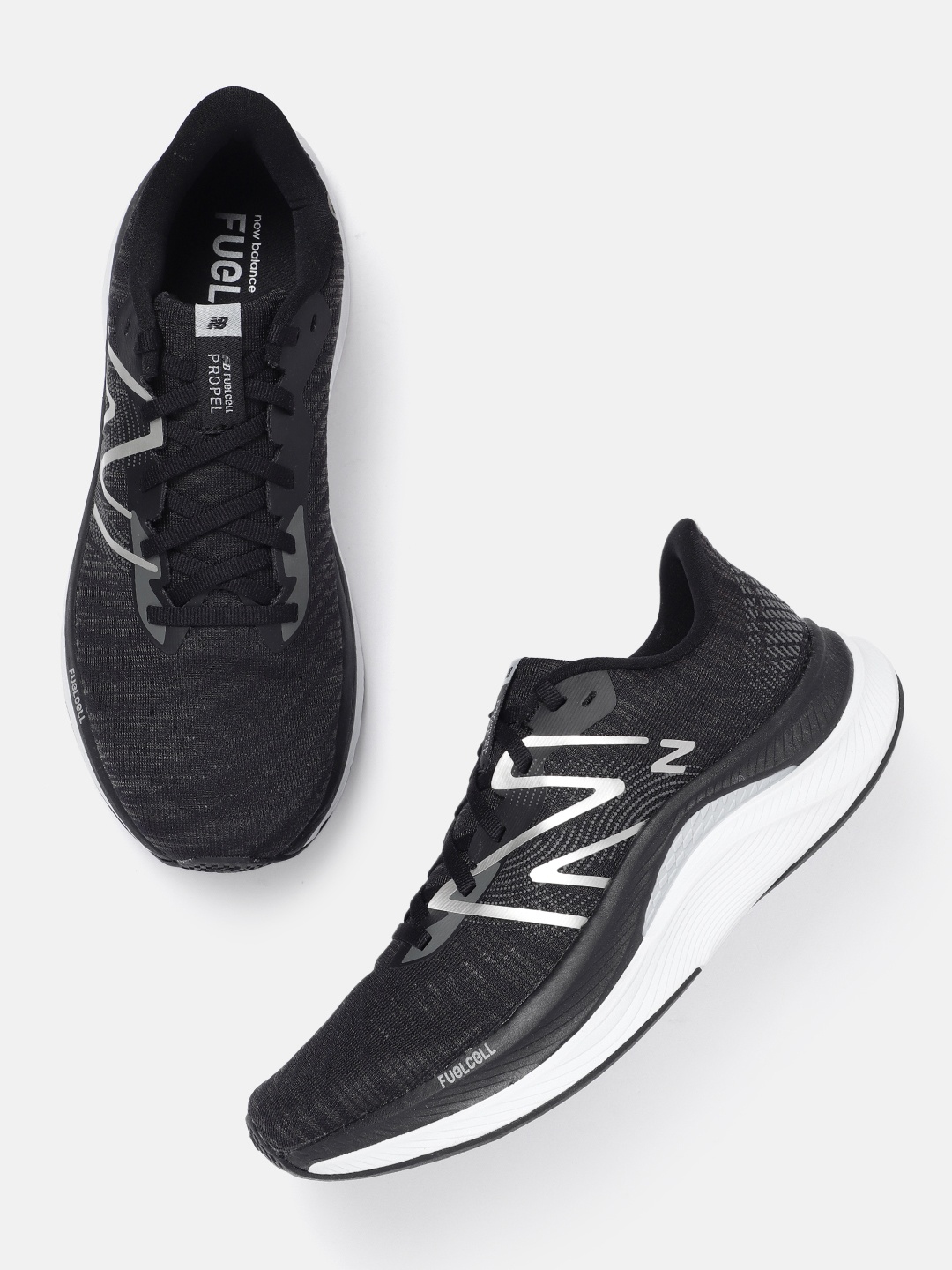 New Balance Women PROPEL Woven Design Round-Toe Running Shoes with Brand Logo Detail, Black
New Balance Women PROPEL Woven Design Round-Toe Running Shoes with Brand Logo Detail, Black