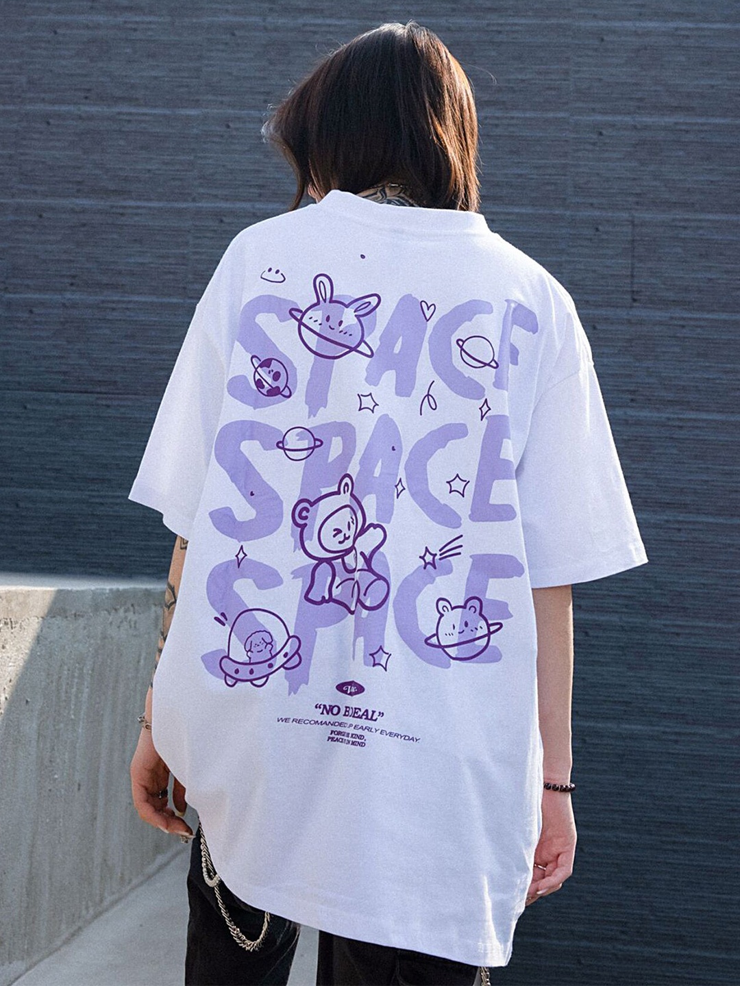 LULU & SKY Typography Printed Drop-Shoulder Sleeves Longline Cotton Oversized T-shirt, White
LULU & SKY Typography Printed Drop-Shoulder Sleeves Longline Cotton Oversized T-shirt, White