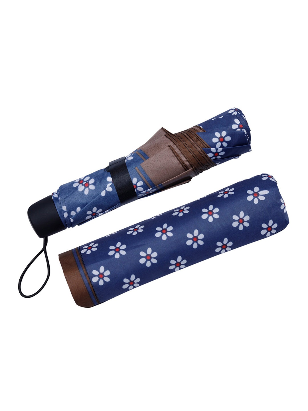 LOOM LEGACY Floral Printed Rain And Sun Protective Manual 3 Fold Umbrella, Blue
LOOM LEGACY Floral Printed Rain And Sun Protective Manual 3 Fold Umbrella, Blue