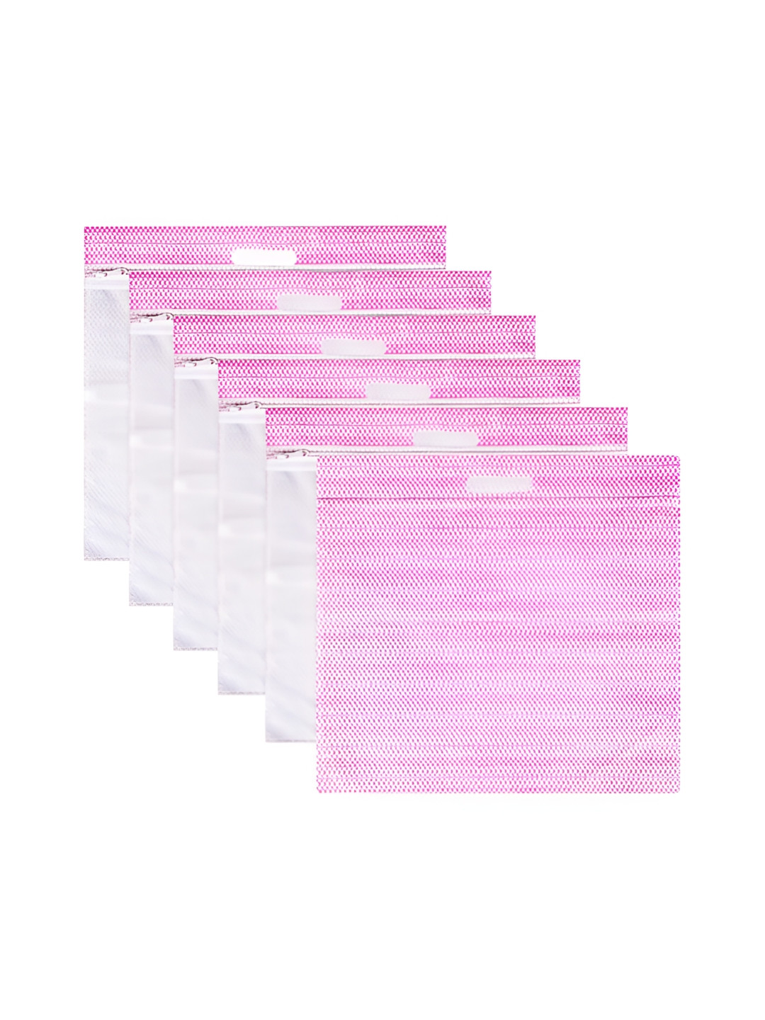 Kuber Industries Pink & White 6 Pcs Drawer Organisers 
Kuber Industries Pink & White 6 Pcs Drawer Organisers