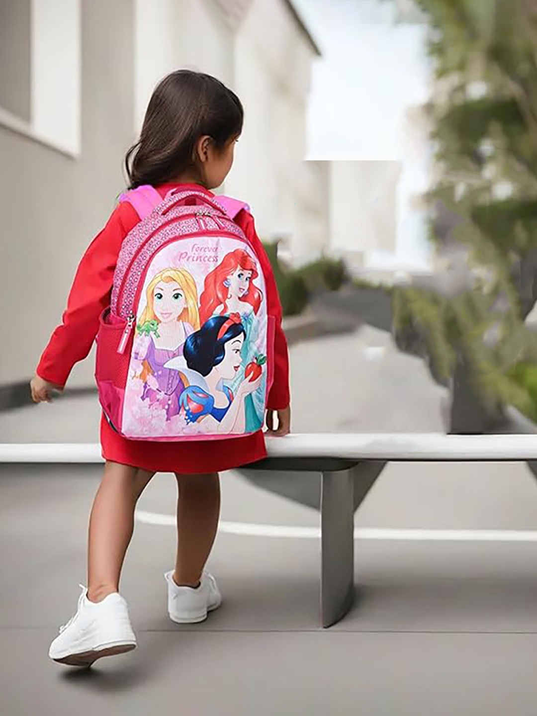 Kuber Industries Kids Disney Princess Forever Printed 3 Compartments School Backpack, Pink
Kuber Industries Kids Disney Princess Forever Printed 3 Compartments School Backpack, Pink