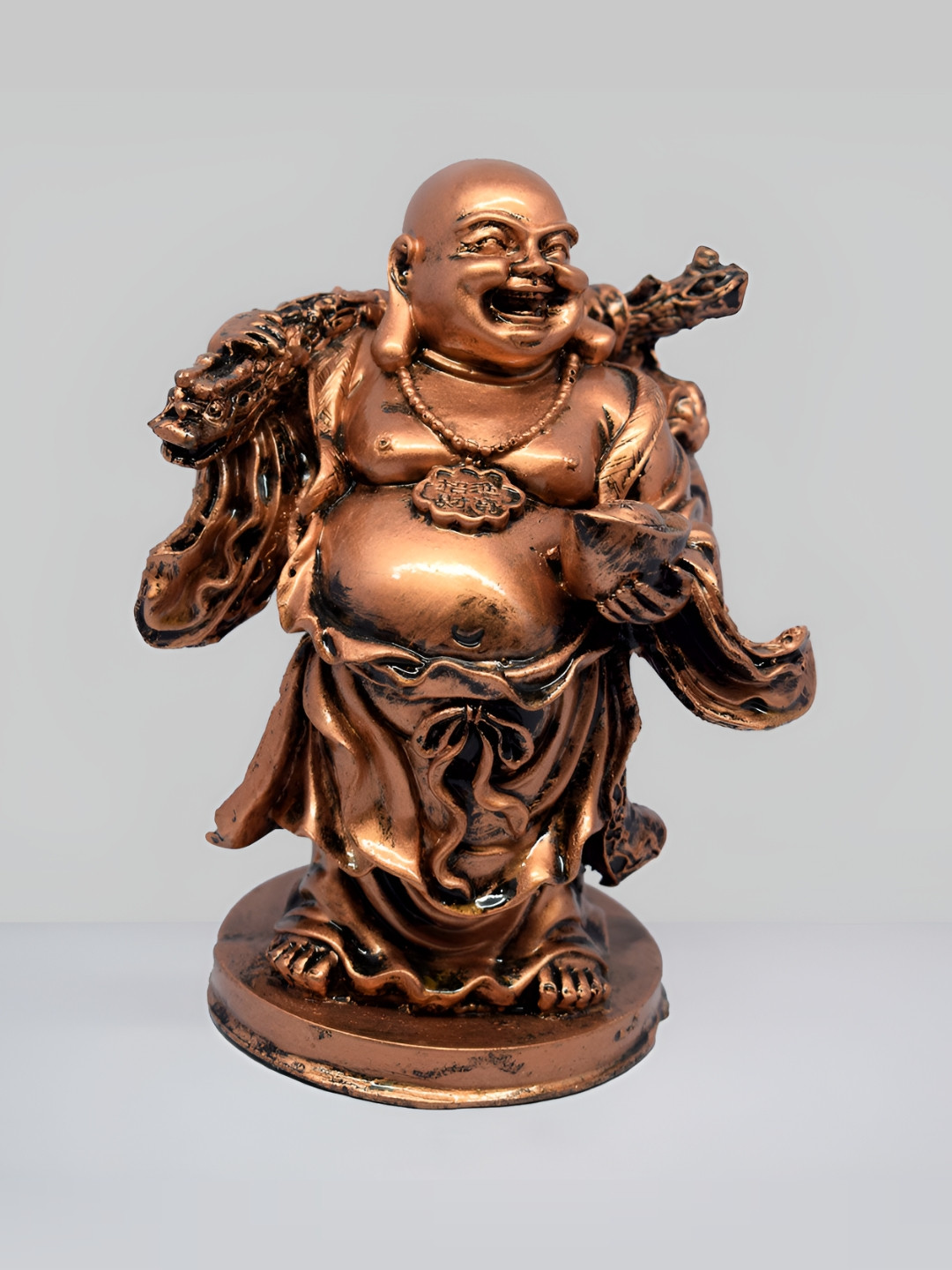 VIVARS CRAFT Copper-Toned Religious Figurine Showpiece 
VIVARS CRAFT Copper-Toned Religious Figurine Showpiece