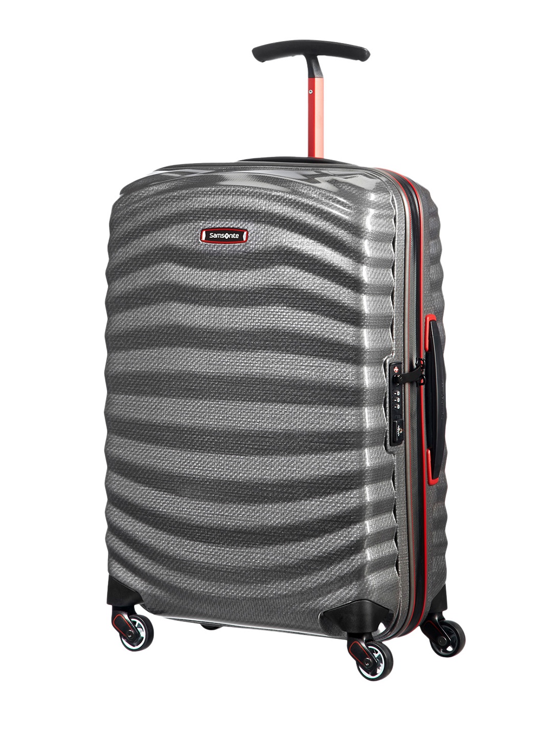 Samsonite Lite-Shock DSport Spinner Textured Hard-Sided Cabin Trolley Bag 55 cms, Grey
Samsonite Lite-Shock DSport Spinner Textured Hard-Sided Cabin Trolley Bag 55 cms, Grey