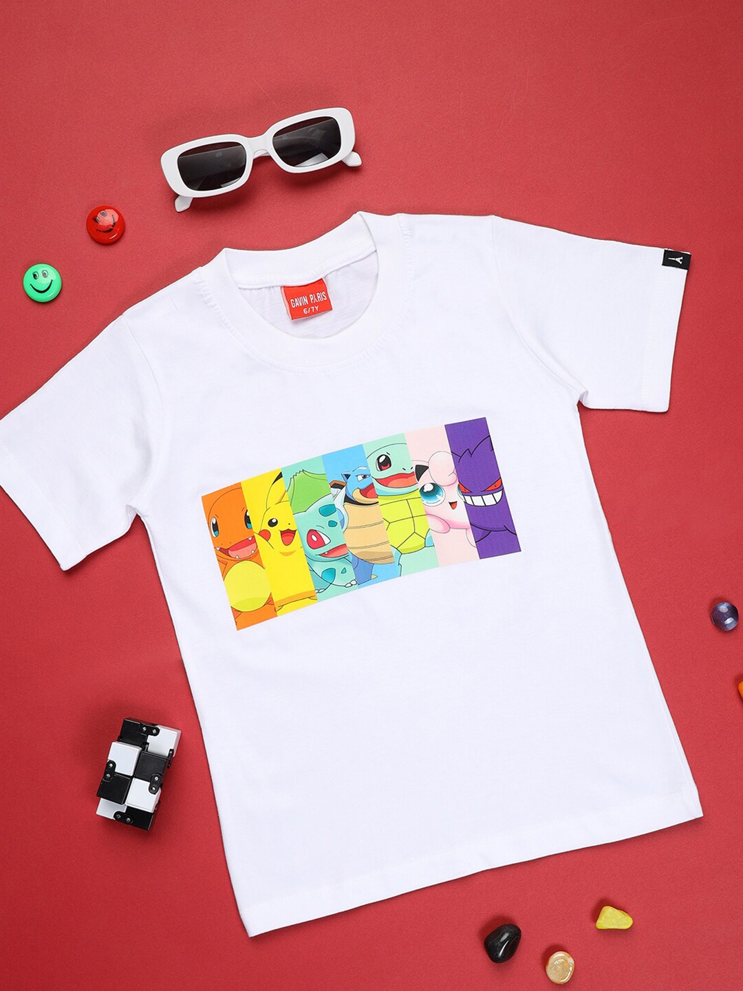 Gavin Paris Boys Typography Printed Round Neck Short Sleeves Pure Cotton T-shirt, White
Gavin Paris Boys Typography Printed Round Neck Short Sleeves Pure Cotton T-shirt, White