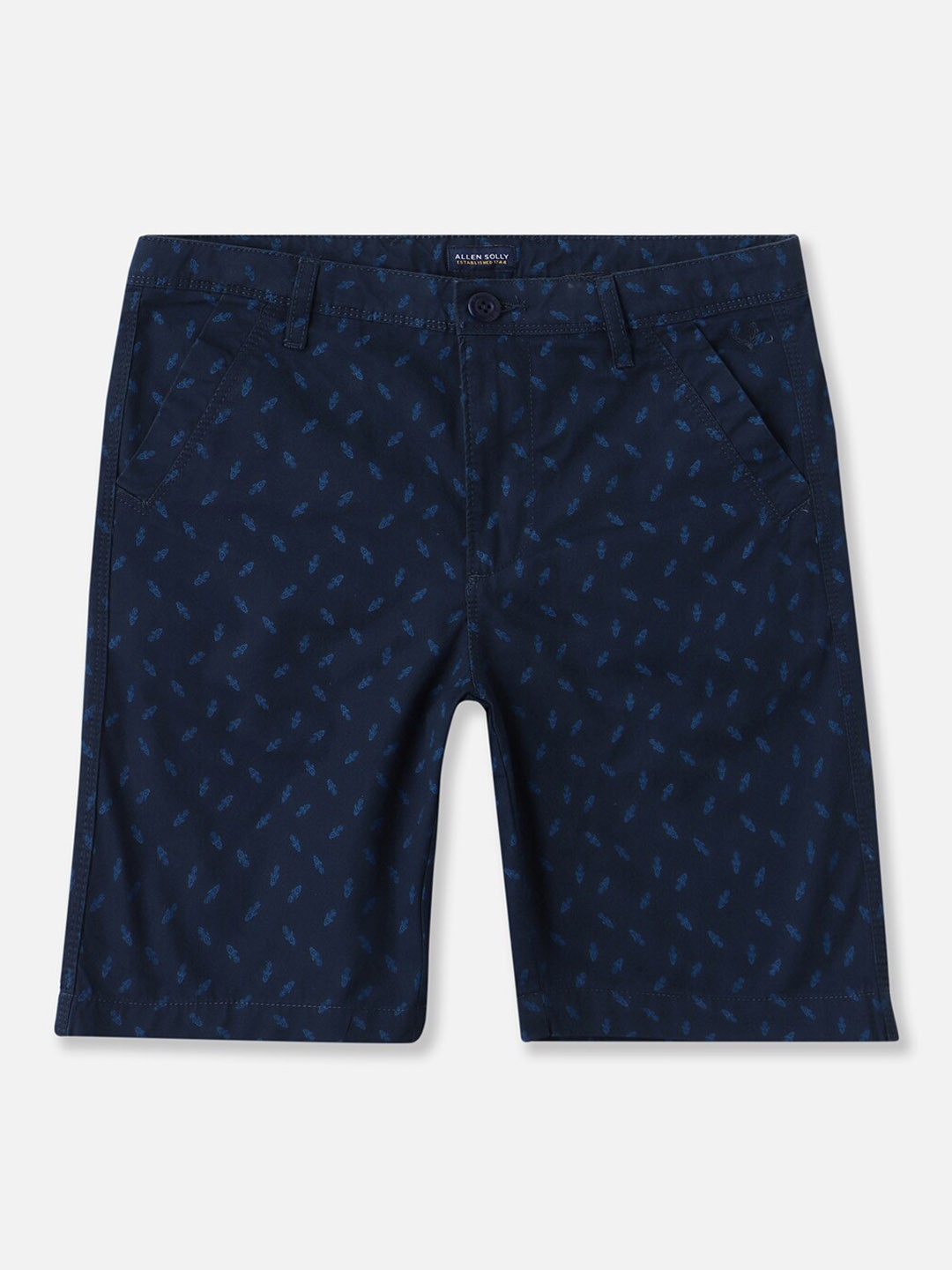 Allen Solly Junior Boys Conversational Printed Mid-Rise Cotton Regular Shorts, Navy blue
Allen Solly Junior Boys Conversational Printed Mid-Rise Cotton Regular Shorts, Navy blue