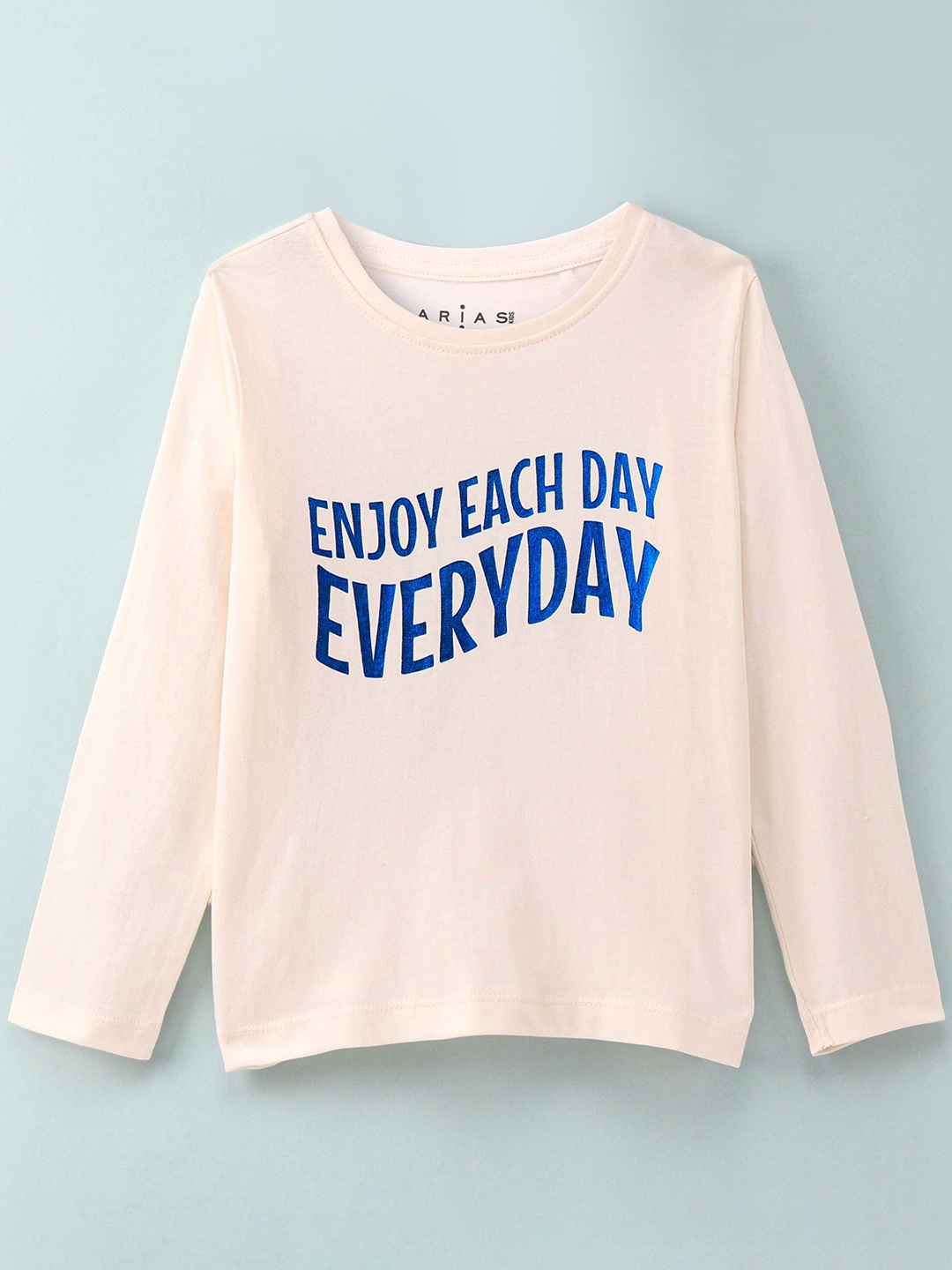 ARIAS By LARA DUTTA Boys Round Neck Typography Printed Cotton Regular Fit T-shirt, Off white
ARIAS By LARA DUTTA Boys Round Neck Typography Printed Cotton Regular Fit T-shirt, Off white