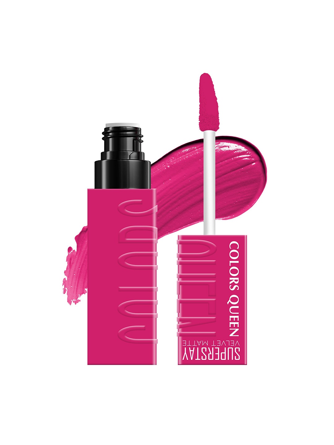Colors Queen Super Stay Velvet Matte Long Lasting Liquid Lipstick 4.2 ml - Pink Club 15
Colors Queen Super Stay Velvet Matte Long Lasting Liquid Lipstick 4.2 ml - Pink Club 15