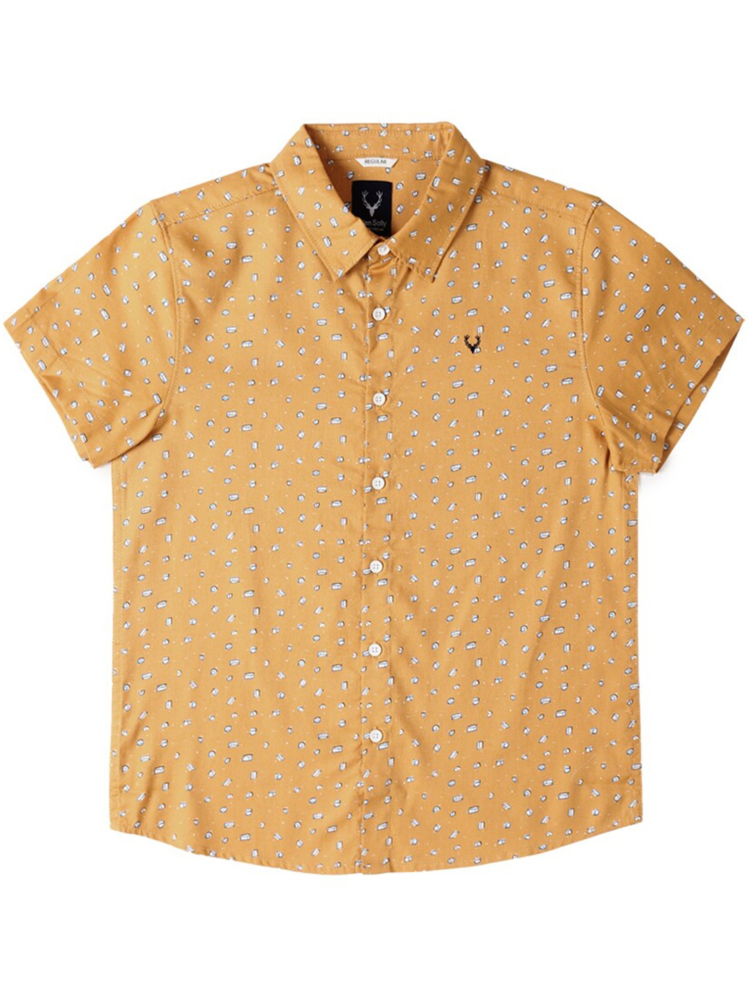Allen Solly Junior Boys Micro Ditsy Printed Spread Collar Cotton Casual Shirt, Yellow
Allen Solly Junior Boys Micro Ditsy Printed Spread Collar Cotton Casual Shirt, Yellow