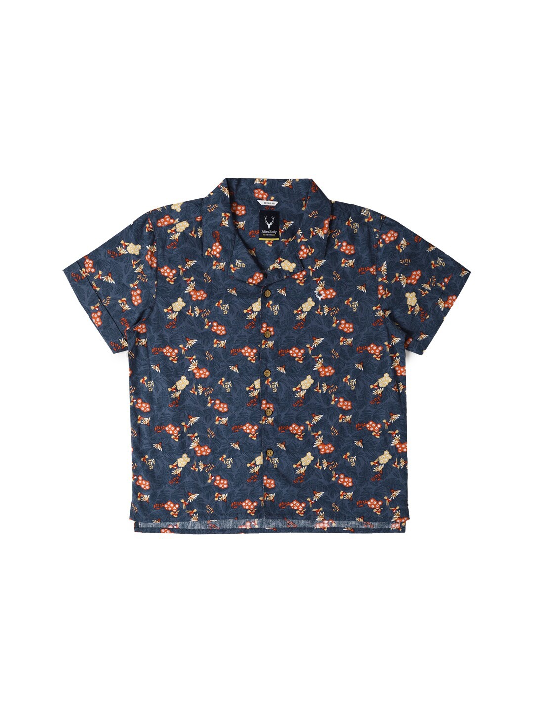 Allen Solly Junior Boys Floral Printed Spread Collar Short Sleeves Cotton Casual Shirt, Navy blue
Allen Solly Junior Boys Floral Printed Spread Collar Short Sleeves Cotton Casual Shirt, Navy blue