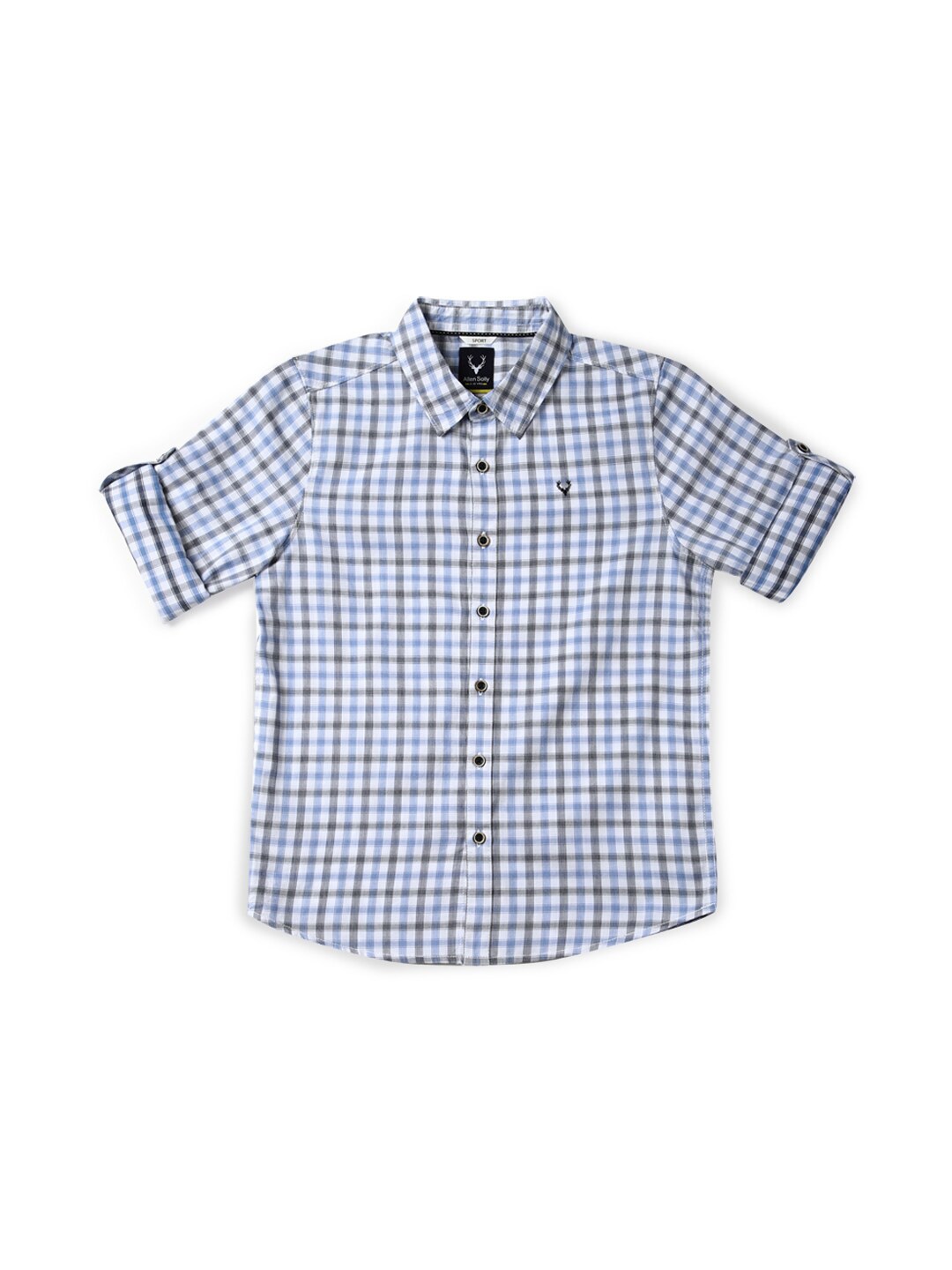 Allen Solly Junior Boys Slim Fit Checked Spread Collar Long Sleeves Cotton Casual Shirt, Blue
Allen Solly Junior Boys Slim Fit Checked Spread Collar Long Sleeves Cotton Casual Shirt, Blue
