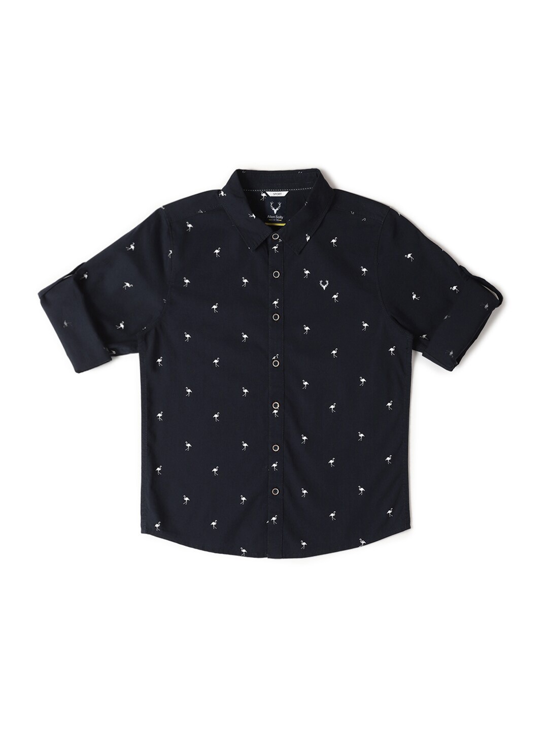 Allen Solly Junior Boys Slim Fit Opaque Conversational Printed Cotton Casual Shirt, Navy blue
Allen Solly Junior Boys Slim Fit Opaque Conversational Printed Cotton Casual Shirt, Navy blue