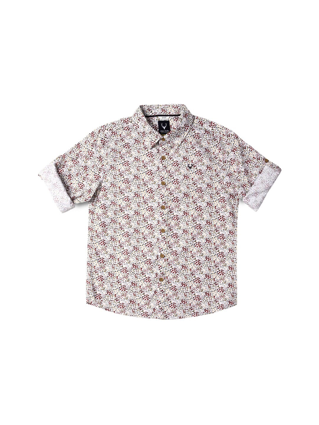 Allen Solly Junior Boys Slim Fit Floral Opaque Printed Cotton Casual Shirt, White
Allen Solly Junior Boys Slim Fit Floral Opaque Printed Cotton Casual Shirt, White