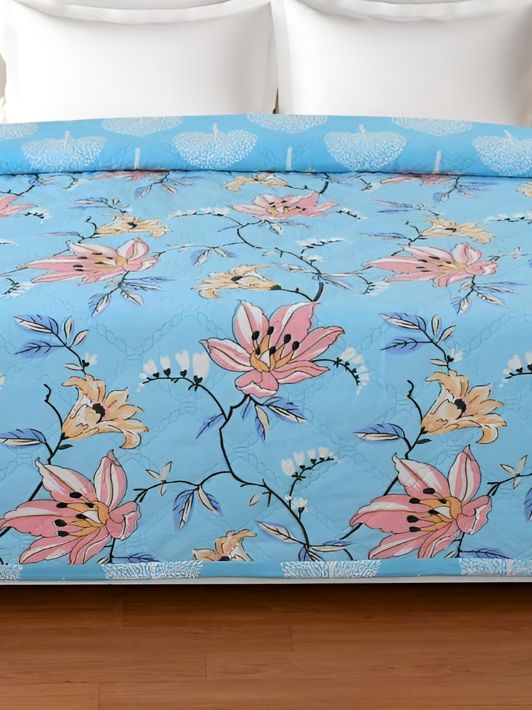 Signature Blue & Pink Set of 2 Floral Microfiber AC Room 354 GSM Single Bed Comforter
Signature Blue & Pink Set of 2 Floral Microfiber AC Room 354 GSM Single Bed Comforter