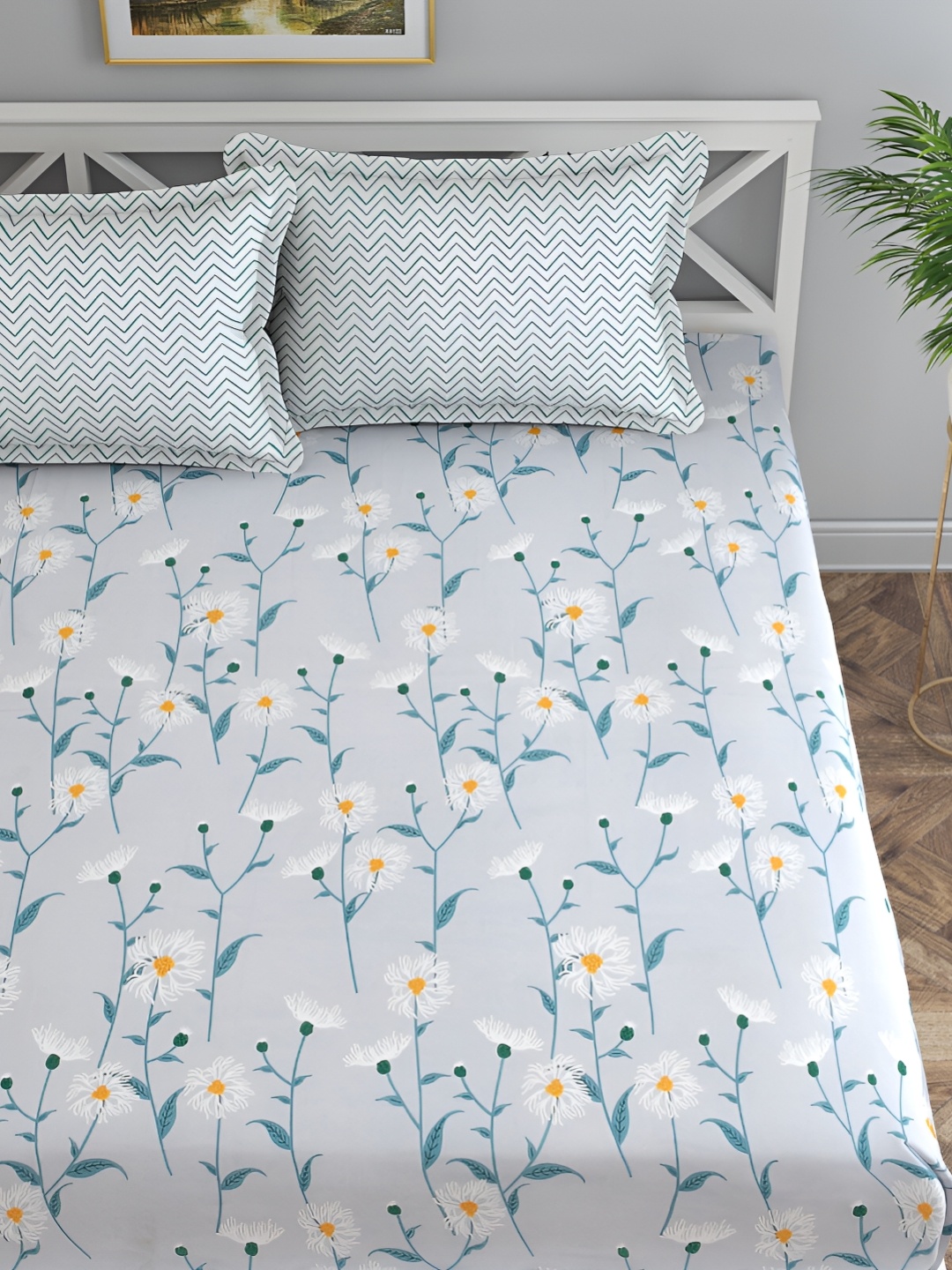 Florida Lavender Floral Printed Microfiber 120 TC Queen Bedsheet with 2 Pillow Covers
Florida Lavender Floral Printed Microfiber 120 TC Queen Bedsheet with 2 Pillow Covers