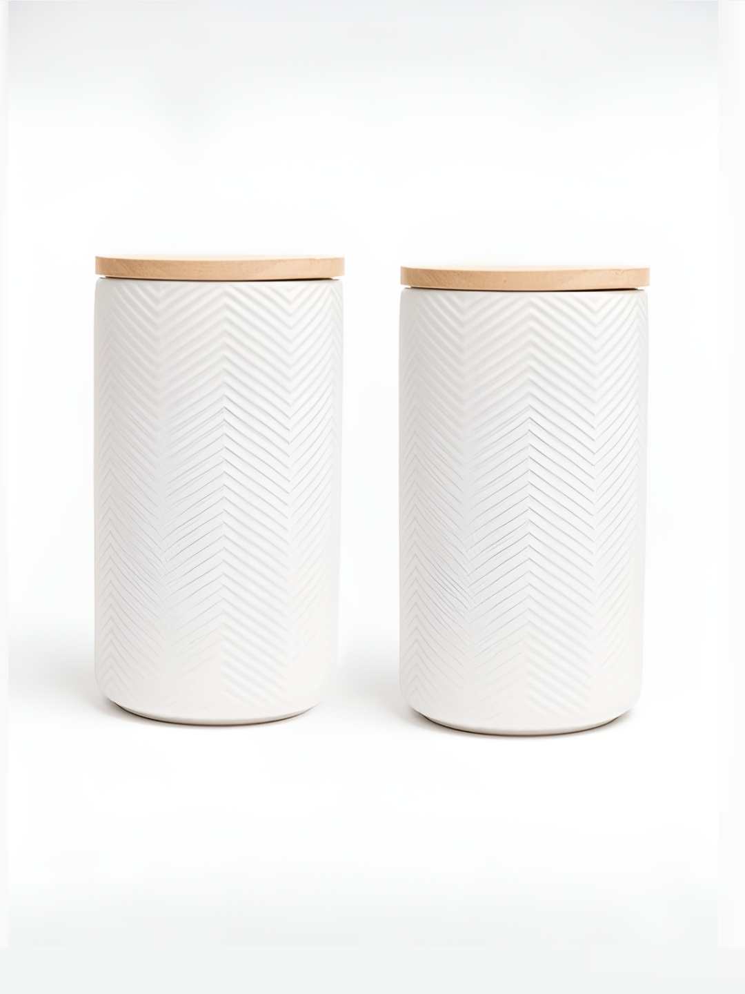 Anko White & Beige 2 Pieces BPA Free Stone Wear Storage Cylindrical Containers 600ml Each
Anko White & Beige 2 Pieces BPA Free Stone Wear Storage Cylindrical Containers 600ml Each
