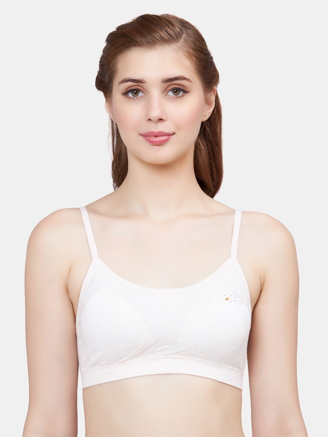 PLUMBURY Girls Full Coverage Lightly Padded Seamless Beginners Bra- All Day Comfort, Peach
PLUMBURY Girls Full Coverage Lightly Padded Seamless Beginners Bra- All Day Comfort, Peach