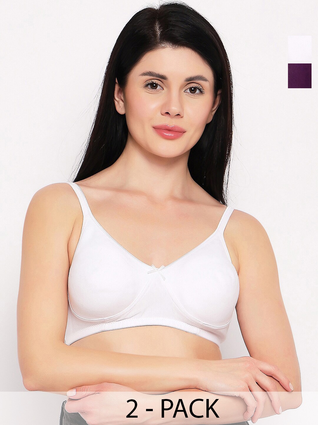TOFTY Pack Of 2 Full Coverage Super Support All Day Comfort Cotton T-shirt Bras, Black
TOFTY Pack Of 2 Full Coverage Super Support All Day Comfort Cotton T-shirt Bras, Black