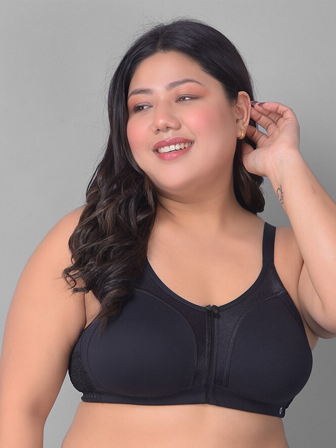 Dollar Missy Plus Size Firm Support Cotton Everyday Bra- All Day Comfort, Black
Dollar Missy Plus Size Firm Support Cotton Everyday Bra- All Day Comfort, Black