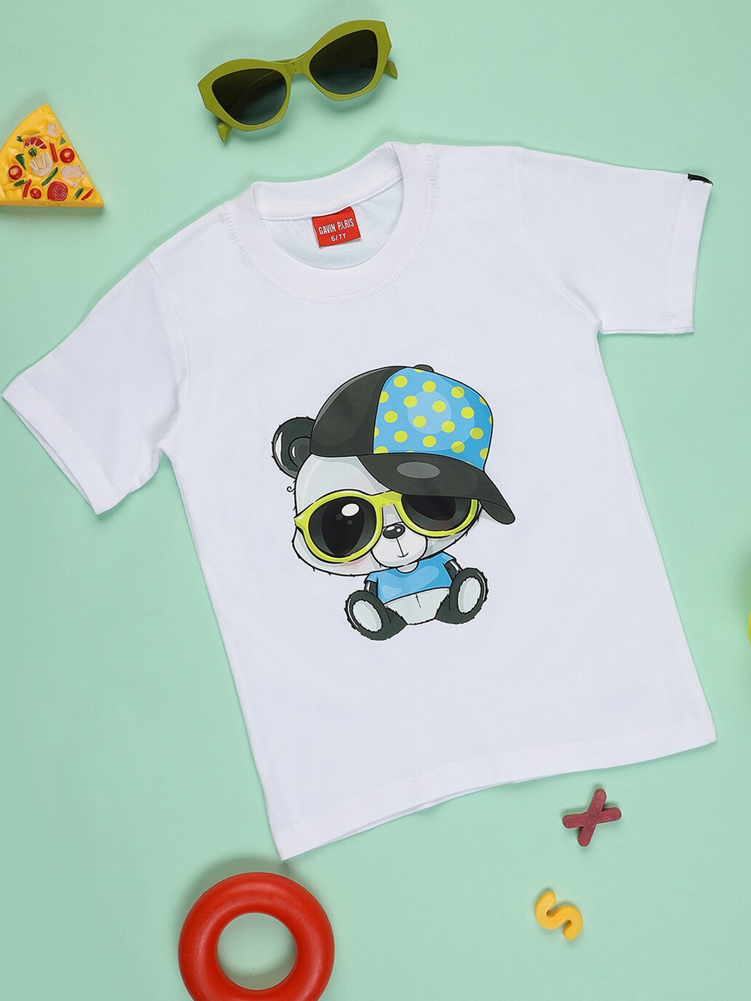 Gavin Paris Girls Printed Round Neck Short Sleeves Pure Cotton Regular Fit T-shirt, White
Gavin Paris Girls Printed Round Neck Short Sleeves Pure Cotton Regular Fit T-shirt, White