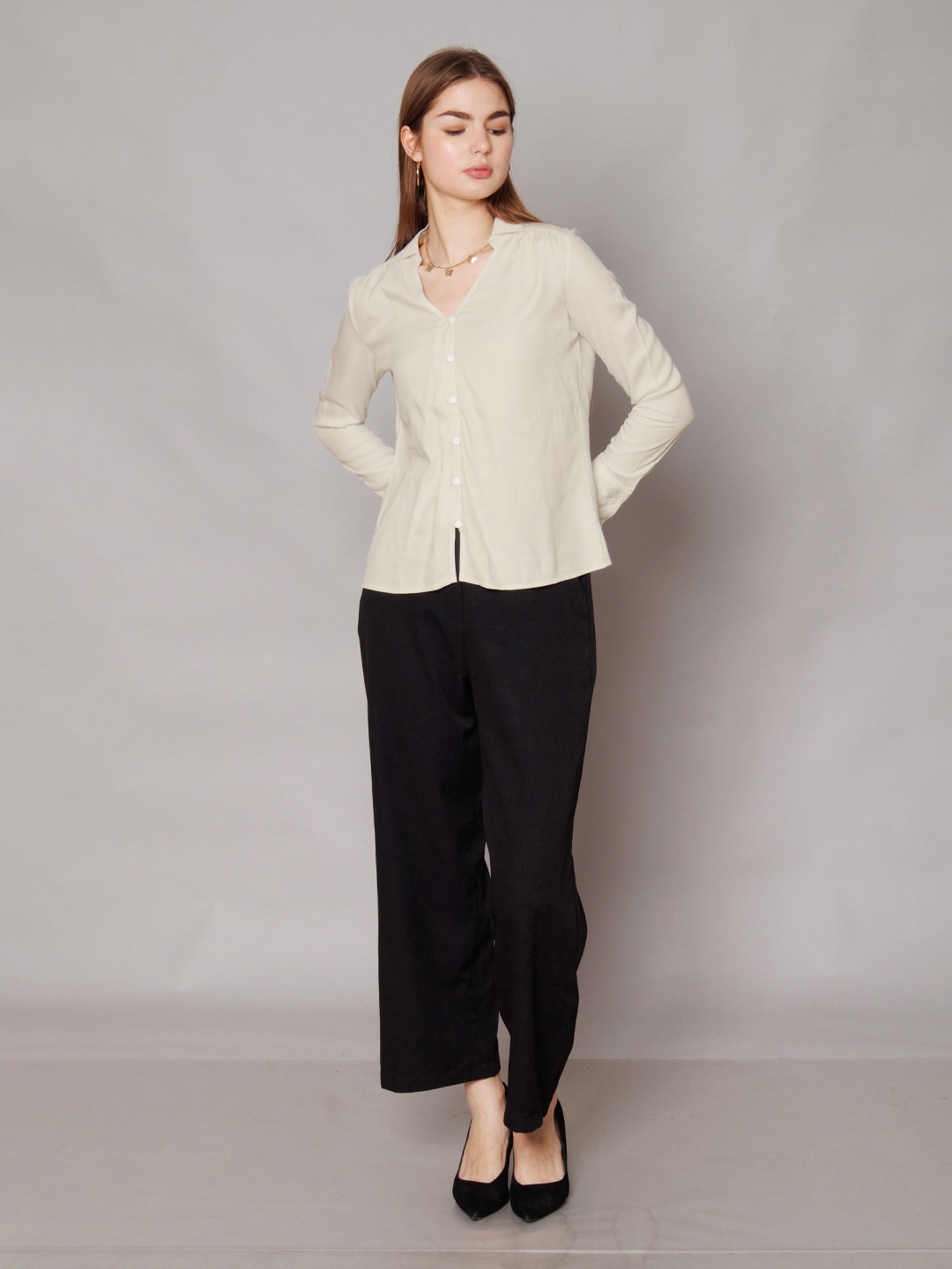 Zink Studio Slim Fit Casual Shirt, Off white
Zink Studio Slim Fit Casual Shirt, Off white