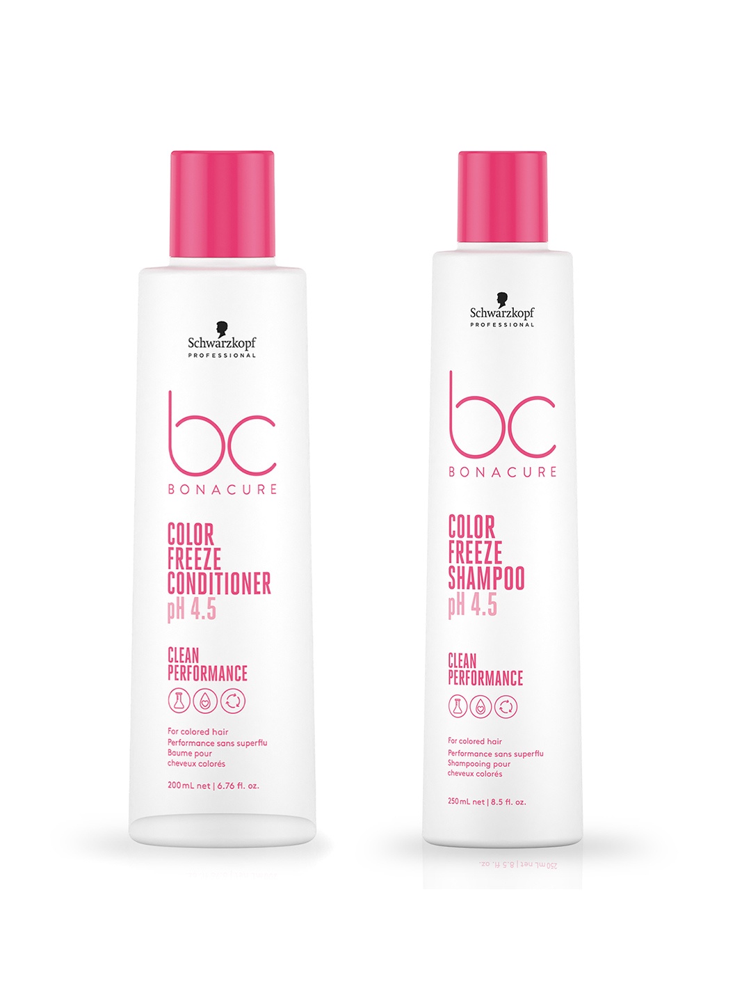 Schwarzkopf PROFESSIONAL Set of Color Freeze Shampoo 250 ml + Conditioner 200 ml, White
Schwarzkopf PROFESSIONAL Set of Color Freeze Shampoo 250 ml + Conditioner 200 ml, White