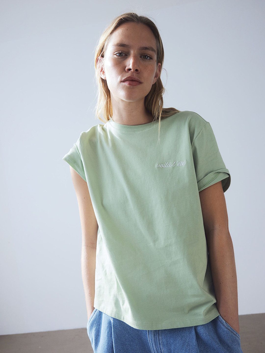 H&M Pure Cotton T-shirt, Green
H&M Pure Cotton T-shirt, Green