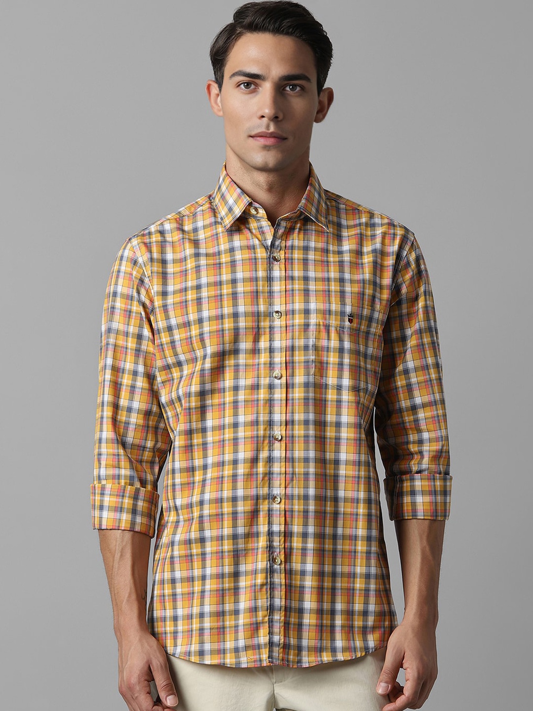 Louis Philippe Sport Slim Fit Others Checked Spread Collar Cotton Casual Shirt, Yellow
Louis Philippe Sport Slim Fit Others Checked Spread Collar Cotton Casual Shirt, Yellow