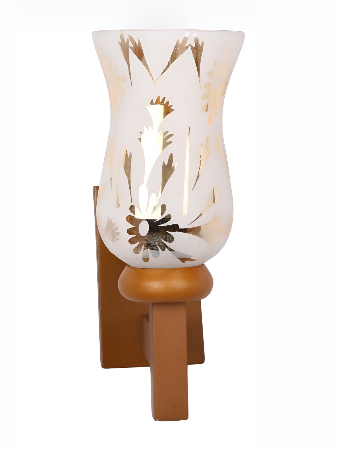 1ST TIME White & Gold Toned Printed Glass Traditional Abstract Shaped Wall Lamp
1ST TIME White & Gold Toned Printed Glass Traditional Abstract Shaped Wall Lamp