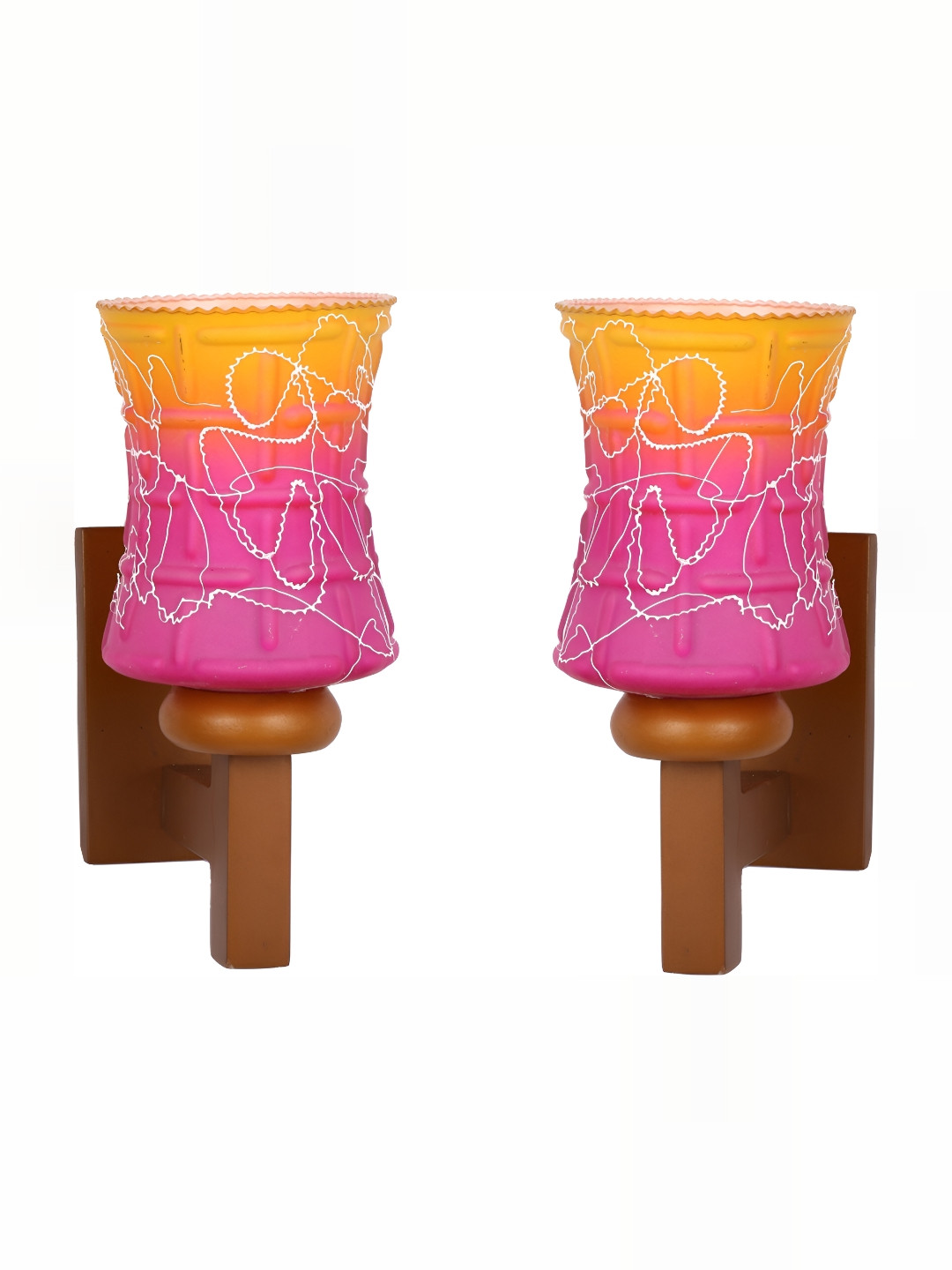 1ST TIME Pink & Yellow 2 Pc Printed Glass Traditional Cylinder Shaped Shaped Wall Lamp
1ST TIME Pink & Yellow 2 Pc Printed Glass Traditional Cylinder Shaped Shaped Wall Lamp