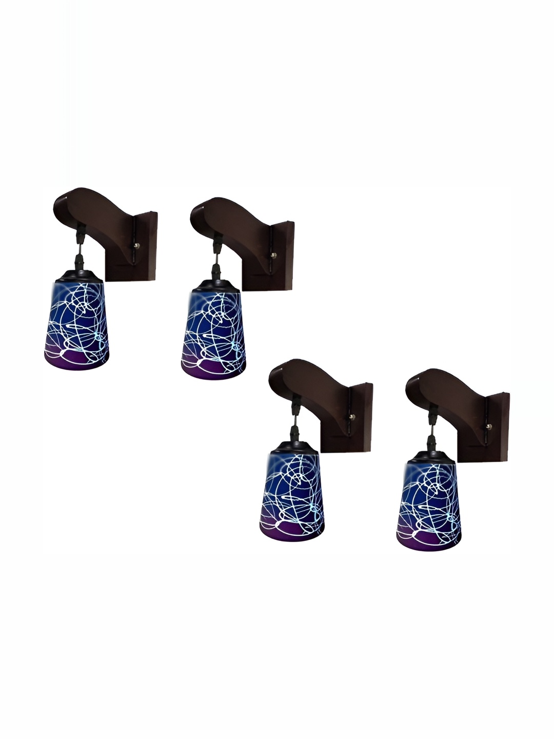 1ST TIME Blue & White 4 Pieces Printed Glass Traditional Rectangle Shaped Wall Lamp
1ST TIME Blue & White 4 Pieces Printed Glass Traditional Rectangle Shaped Wall Lamp