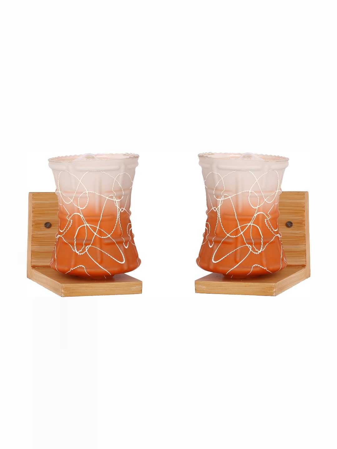 1ST TIME White & Orange 2 Pieces Printed Glass Traditional Rectangle Shaped Wall Lamp
1ST TIME White & Orange 2 Pieces Printed Glass Traditional Rectangle Shaped Wall Lamp
