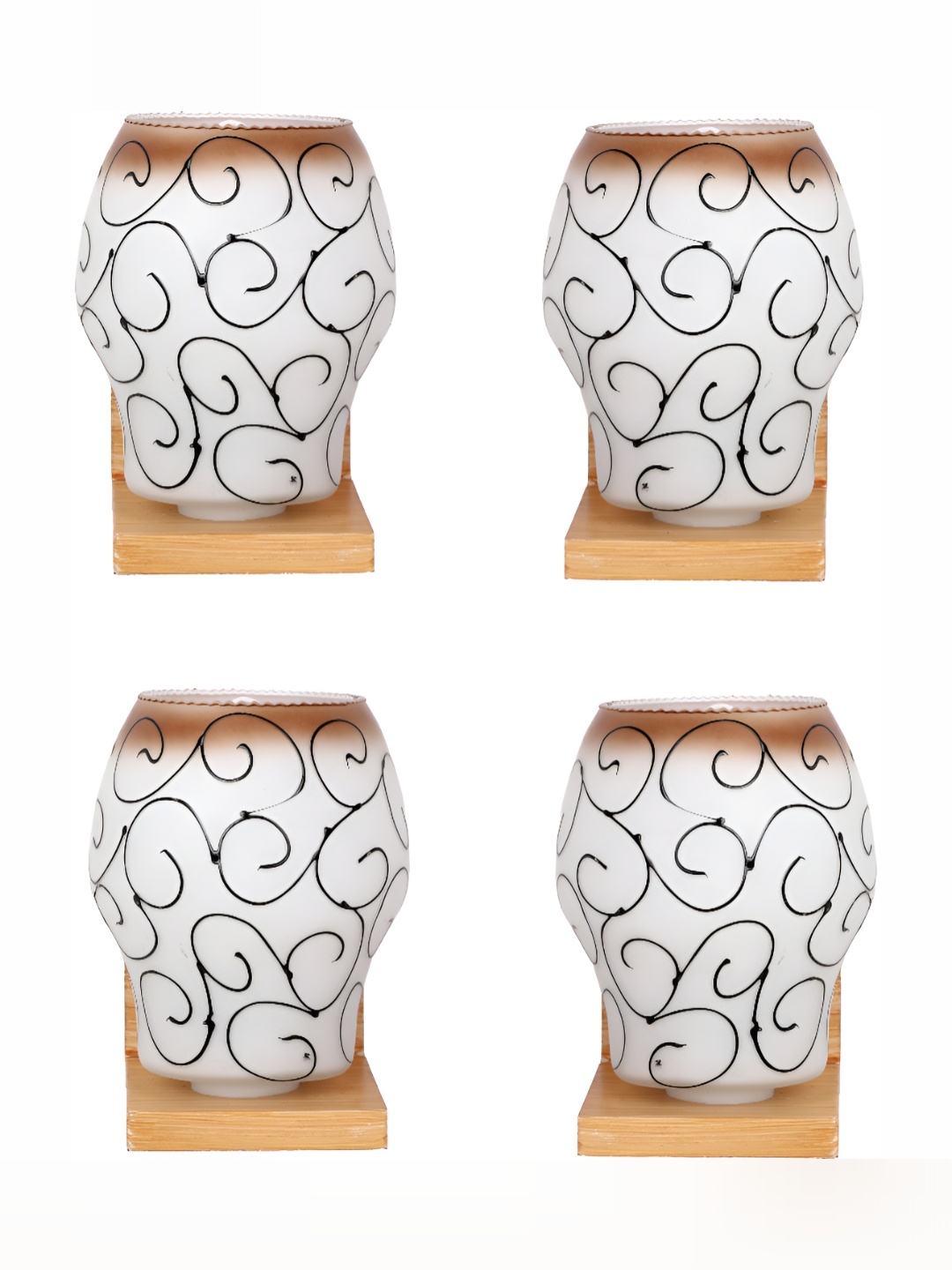 1ST TIME White & Black 4 Pieces Printed Glass Traditional Rectangle Shaped Wall Lamp
1ST TIME White & Black 4 Pieces Printed Glass Traditional Rectangle Shaped Wall Lamp