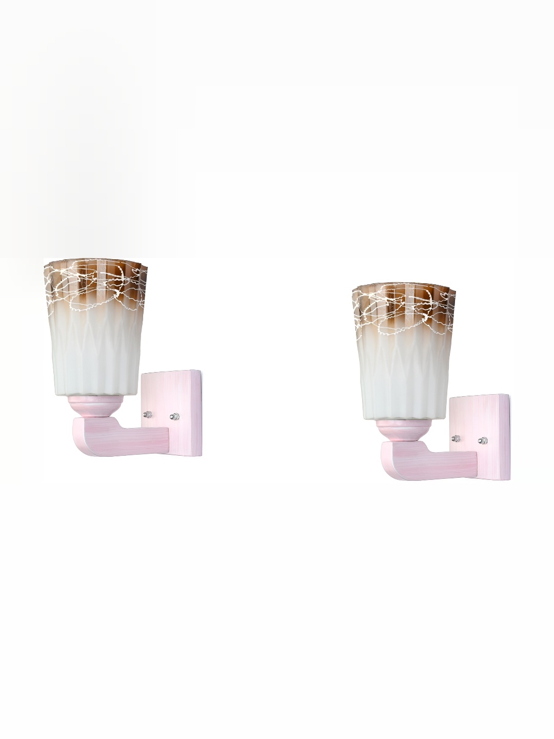 1ST TIME White & Brown 2 Pieces Printed Glass Traditional Abstract Shaped Shaped Wall Lamp
1ST TIME White & Brown 2 Pieces Printed Glass Traditional Abstract Shaped Shaped Wall Lamp