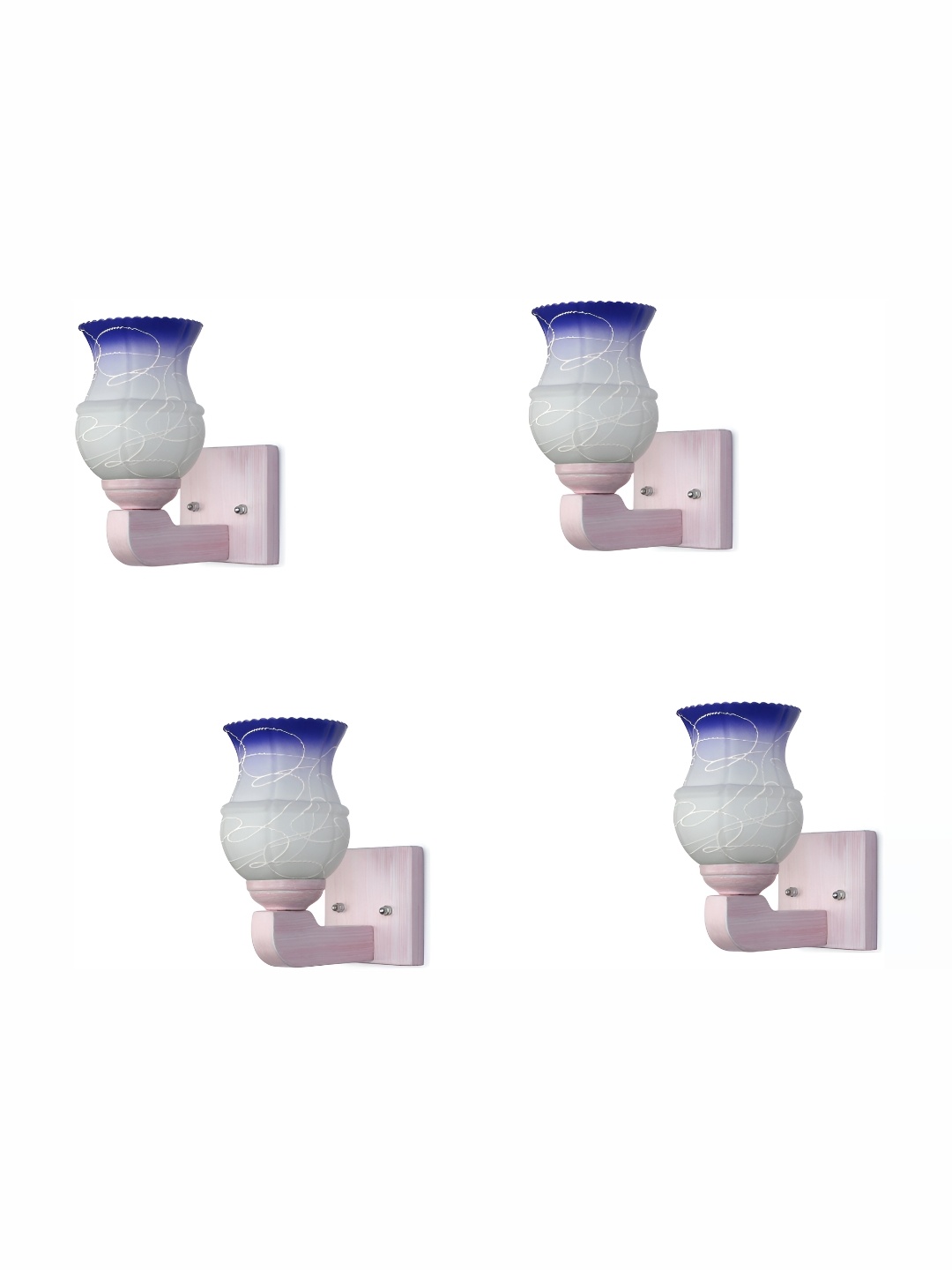 1ST TIME White & Blue 4 Pieces Printed Glass Traditional Rectangle Shaped Wall Lamp
1ST TIME White & Blue 4 Pieces Printed Glass Traditional Rectangle Shaped Wall Lamp