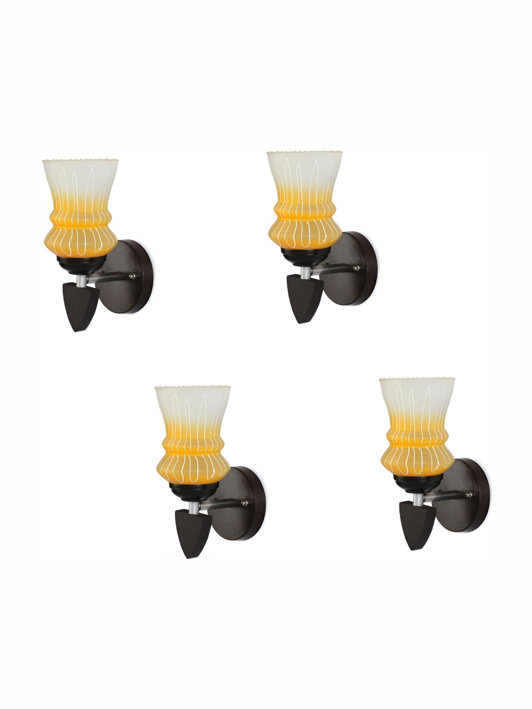 1ST TIME Yellow & White 4 Pcs Colourblocked Glass Contemporary Frustum Shaped Wall Lamps
1ST TIME Yellow & White 4 Pcs Colourblocked Glass Contemporary Frustum Shaped Wall Lamps