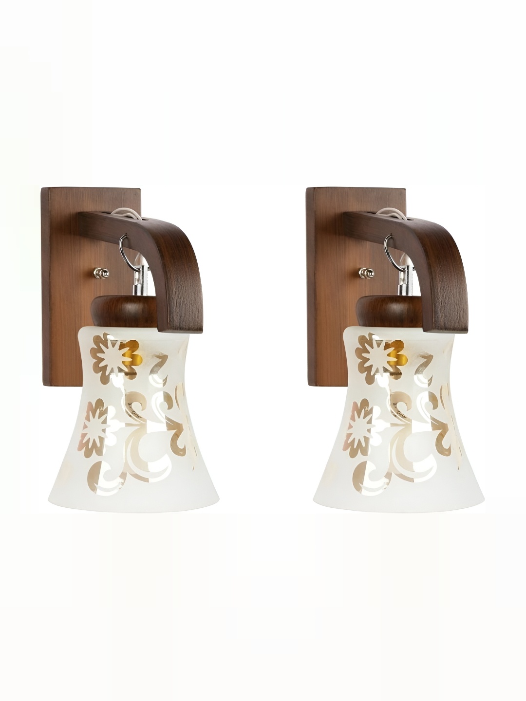1ST TIME White & Brown 2 Pieces Textured Glass Traditional Cylinder Shaped Wall Lamp
1ST TIME White & Brown 2 Pieces Textured Glass Traditional Cylinder Shaped Wall Lamp