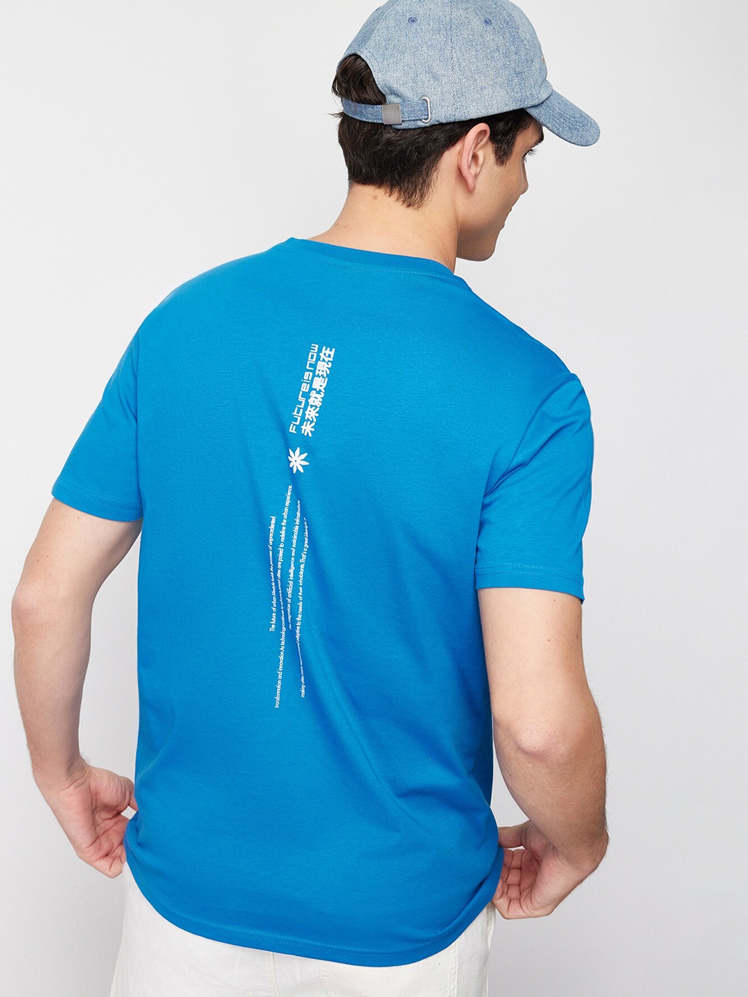 Trendyol Typography Printed Regular Fit Short Sleeves Round Neck Cotton T-shirt, Blue
Trendyol Typography Printed Regular Fit Short Sleeves Round Neck Cotton T-shirt, Blue