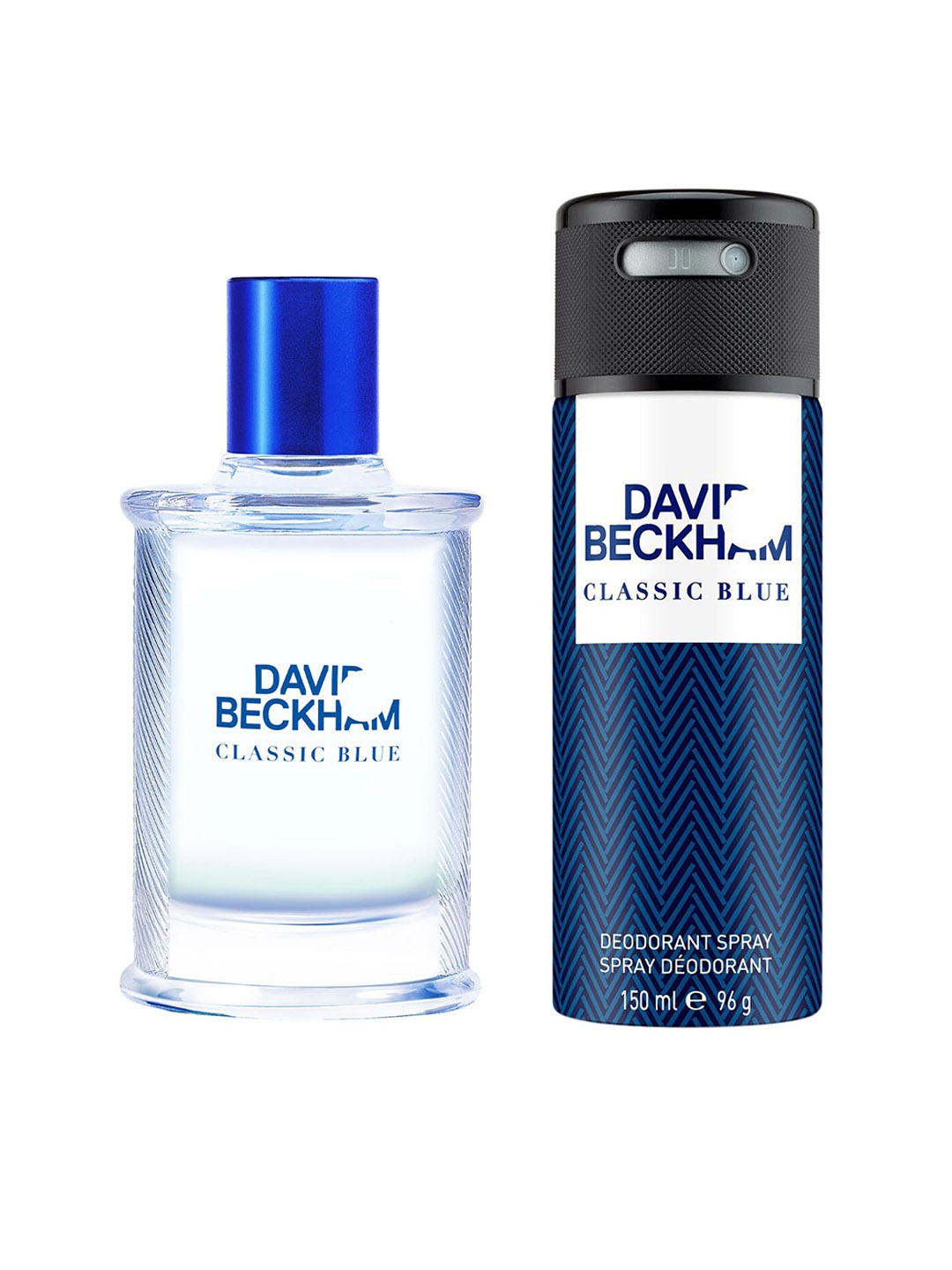 DAVID BECKHAM Men Classic Blue Eau De Toilette - 90ml & Deodorant Spray - 150ml, Transparent
DAVID BECKHAM Men Classic Blue Eau De Toilette - 90ml & Deodorant Spray - 150ml, Transparent