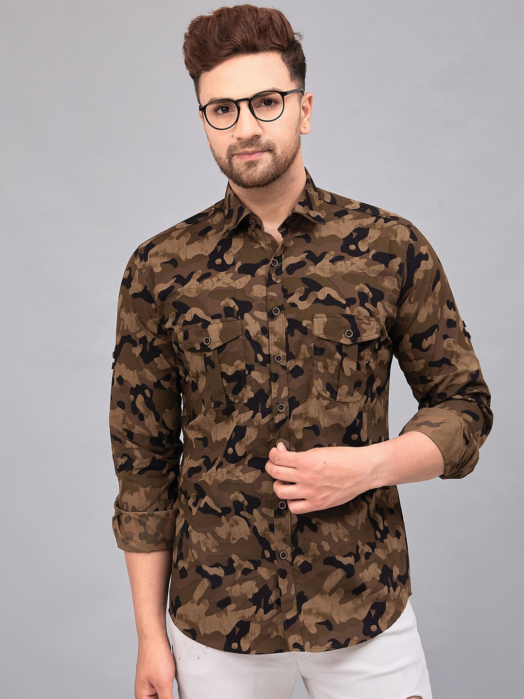 LOUIS MONARCH Comfort Abstract Printed Spread Collar Long Sleeves Cotton Casual Shirt, Brown
LOUIS MONARCH Comfort Abstract Printed Spread Collar Long Sleeves Cotton Casual Shirt, Brown