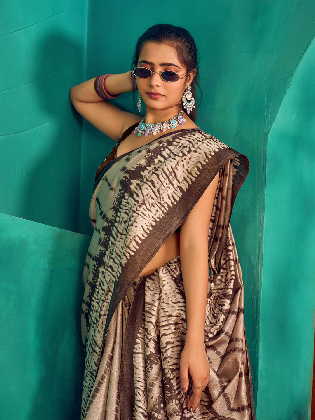 KALINI Silk Cotton Khadi Saree, Beige
KALINI Silk Cotton Khadi Saree, Beige