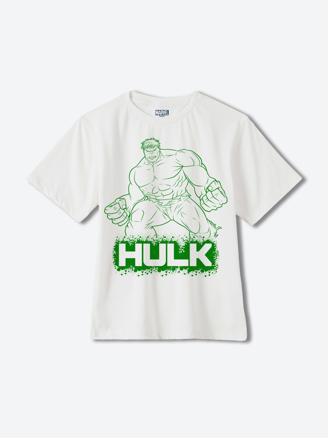 YK Marvel Boys Printed Round Neck Short Sleeves Pure Cotton Oversized T-shirt, White
YK Marvel Boys Printed Round Neck Short Sleeves Pure Cotton Oversized T-shirt, White