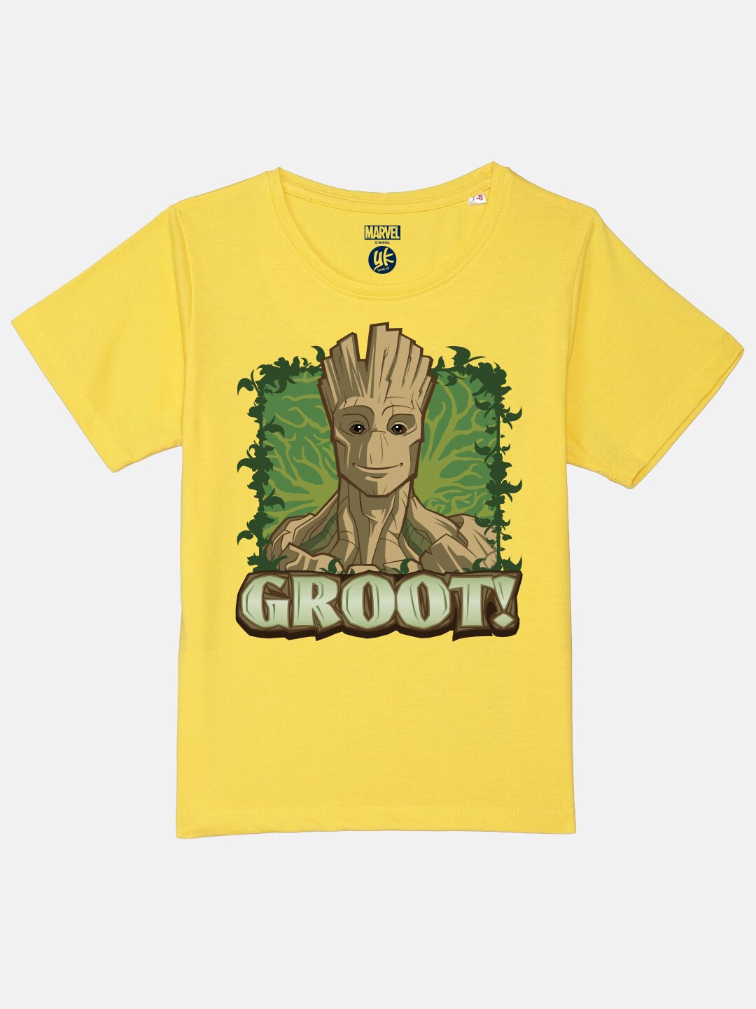 YK Marvel Boys Printed Round Neck Short Sleeves Pure Cotton Regular Fit T-shirt, Yellow
YK Marvel Boys Printed Round Neck Short Sleeves Pure Cotton Regular Fit T-shirt, Yellow