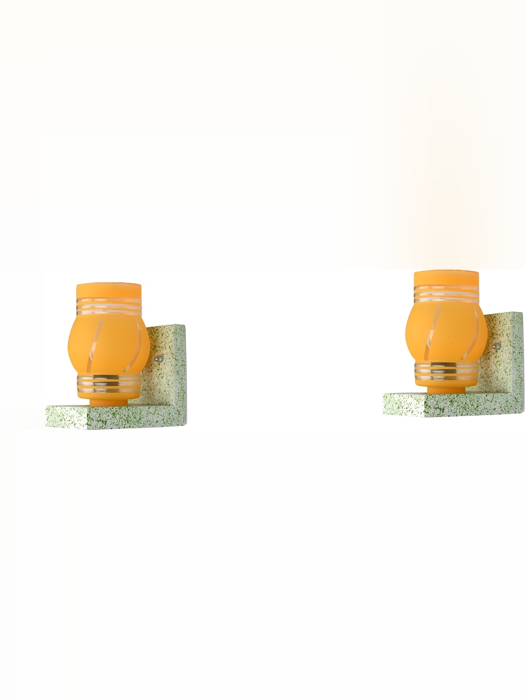 1ST TIME Yellow & Gold-Toned 2 Pieces Printed Glass Traditional Cylinder Shaped Wall Lamp
1ST TIME Yellow & Gold-Toned 2 Pieces Printed Glass Traditional Cylinder Shaped Wall Lamp