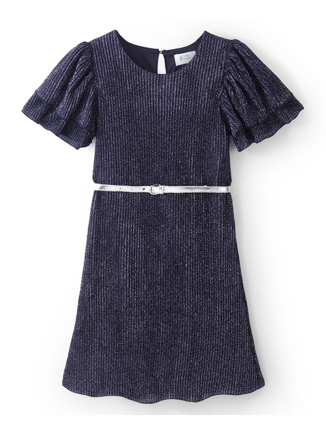 Hola Bonita Girls Embellished Flared Sleeve A-Line Party Dress Comes With A Belt, Navy blue
Hola Bonita Girls Embellished Flared Sleeve A-Line Party Dress Comes With A Belt, Navy blue