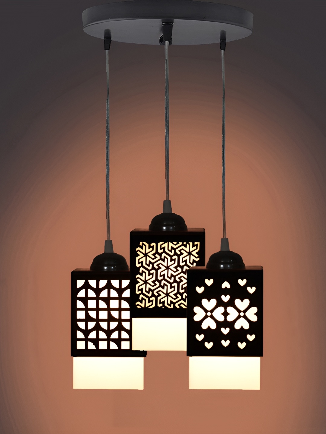 1ST TIME Black & White Textured Wooden Traditional Rectangle Shaped Ceiling Lamp
1ST TIME Black & White Textured Wooden Traditional Rectangle Shaped Ceiling Lamp