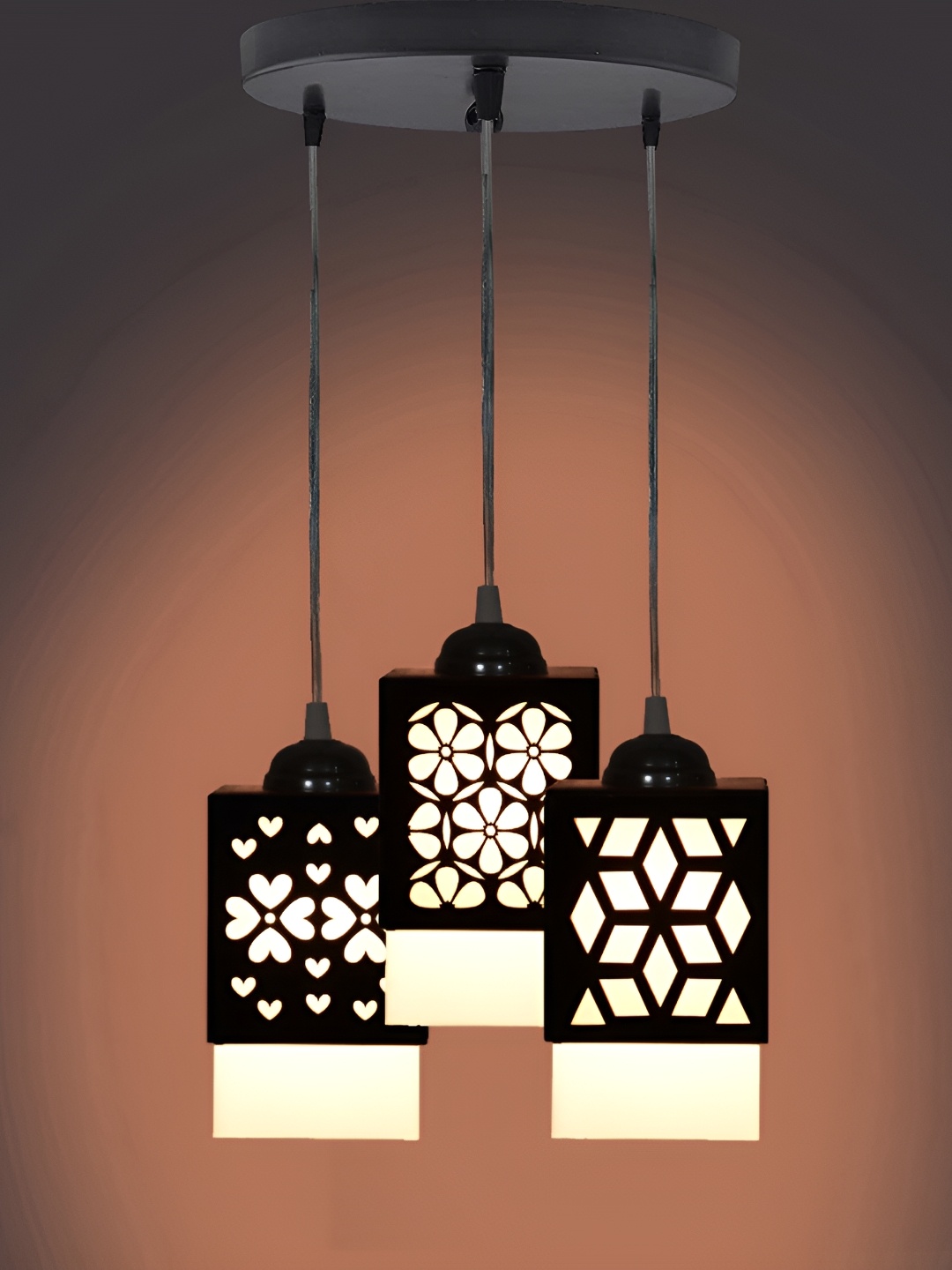 1ST TIME Black & White Textured Wooden Traditional Rectangle Shaped Ceiling Lamp
1ST TIME Black & White Textured Wooden Traditional Rectangle Shaped Ceiling Lamp