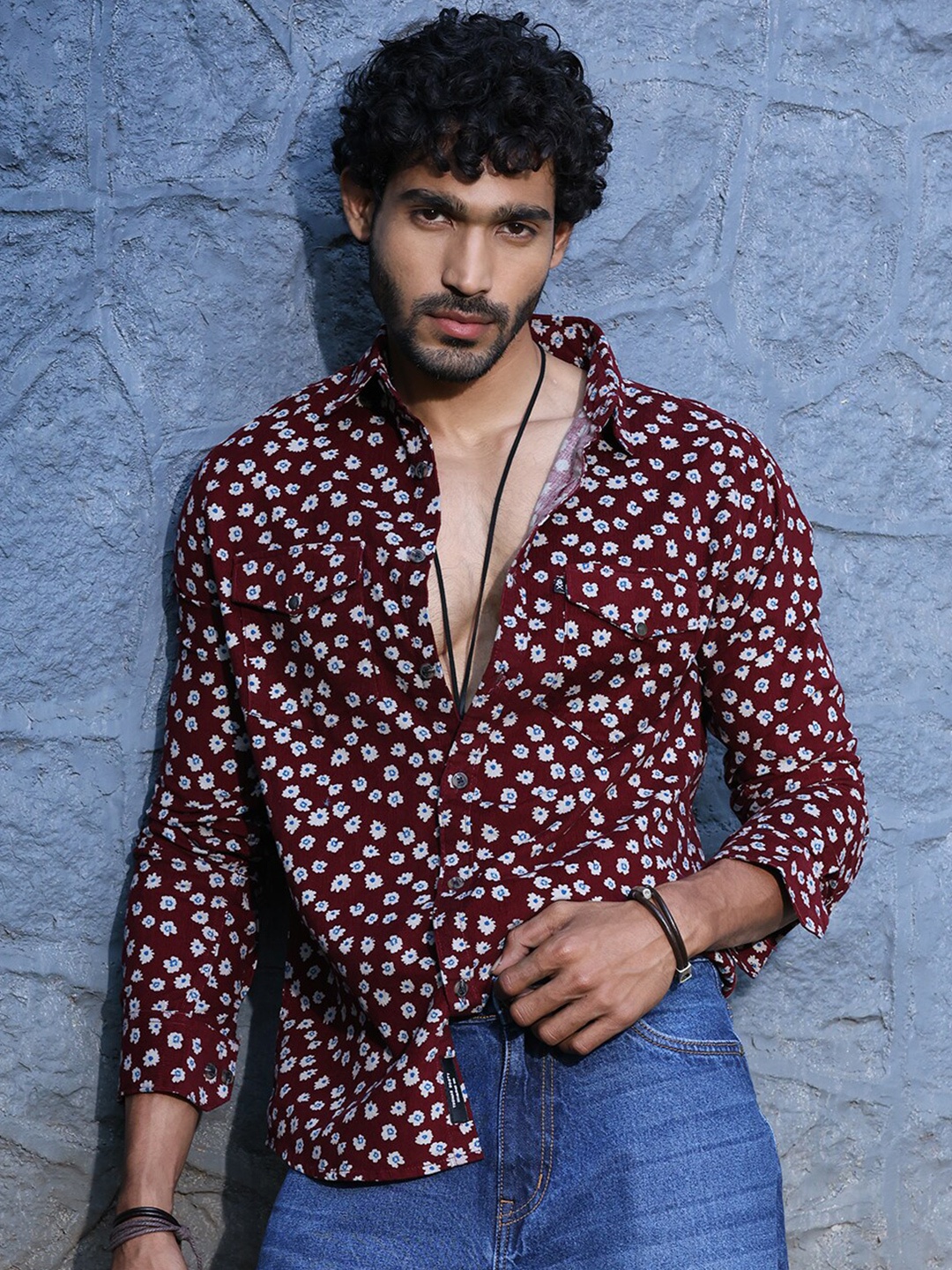 Thomas Scott Standard Slim Fit Floral Printed Pure Cotton Corduroy Casual Shirt, Maroon
Thomas Scott Standard Slim Fit Floral Printed Pure Cotton Corduroy Casual Shirt, Maroon