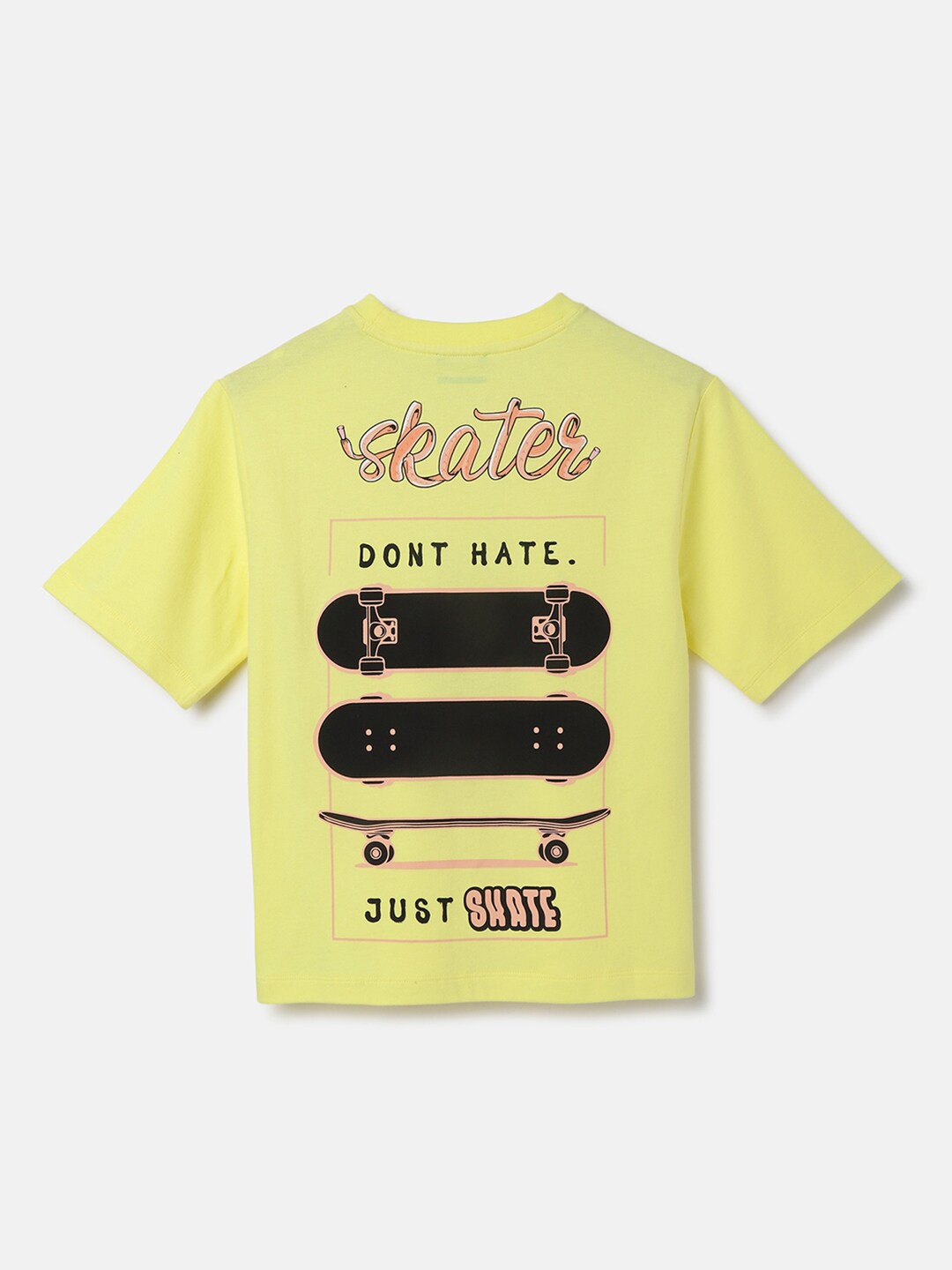 United Colors of Benetton Boys Round Neck Short Sleeves Graphic Print Cotton Boxy T-shirt, Yellow
United Colors of Benetton Boys Round Neck Short Sleeves Graphic Print Cotton Boxy T-shirt, Yellow